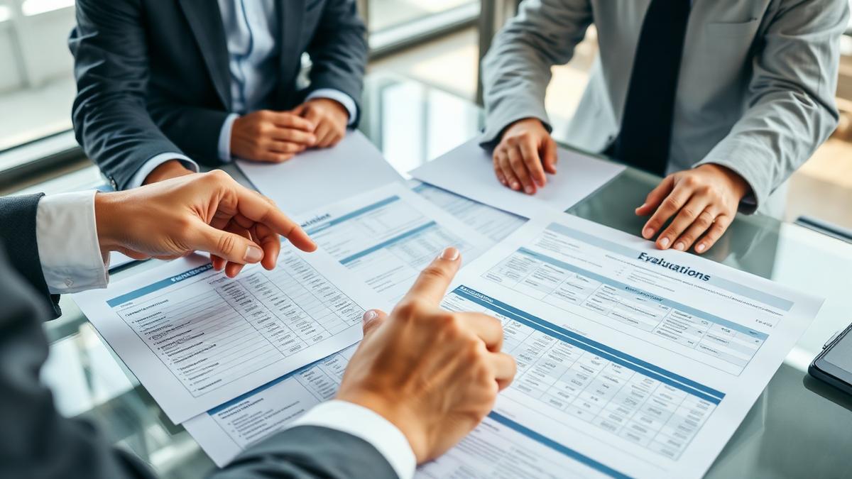 Business broker selection criteria checklist showing evaluation process and comparison factors