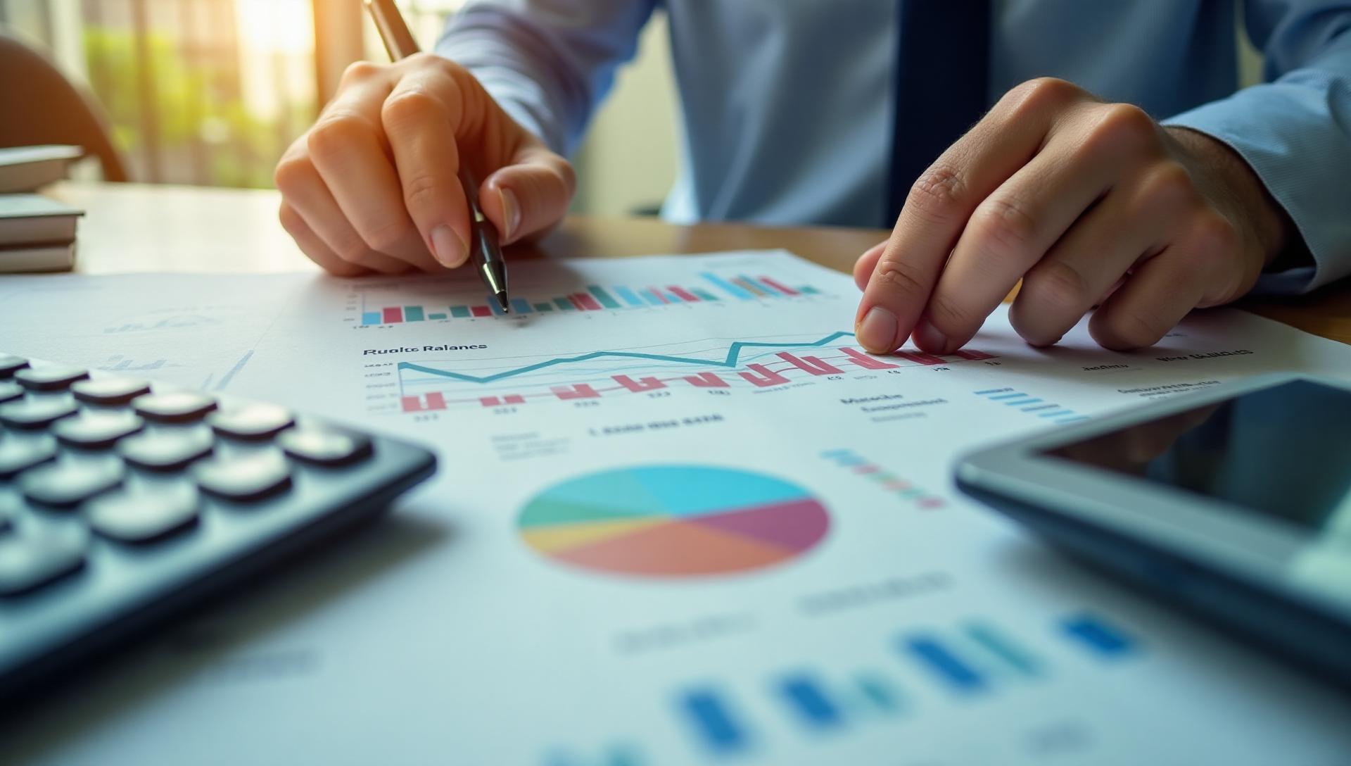 New York City business valuation professional analyzing financial statements and business worth calculations